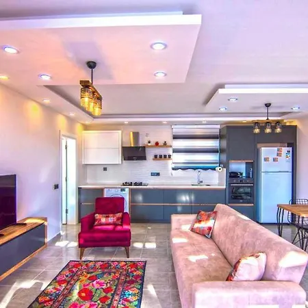 Kalkan'da Kiralık ıç Ve Dış Havuzlu Balayı Villası Villa *